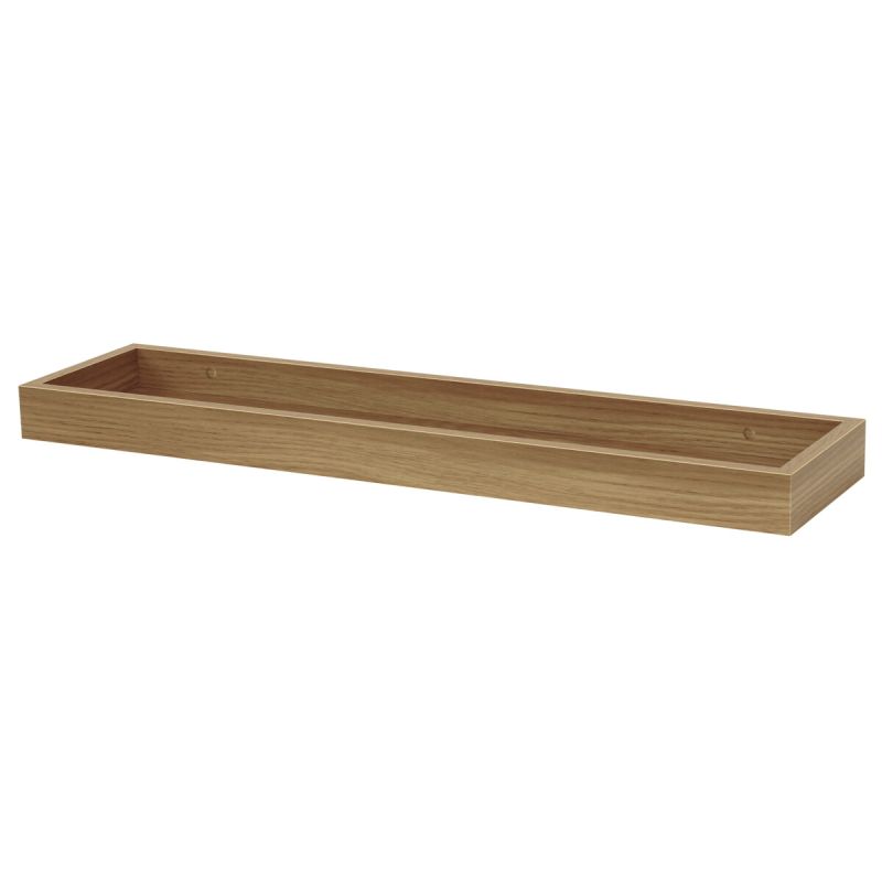 Nástenná polička, 60x15cm, MDF, dub, P-011 OAK