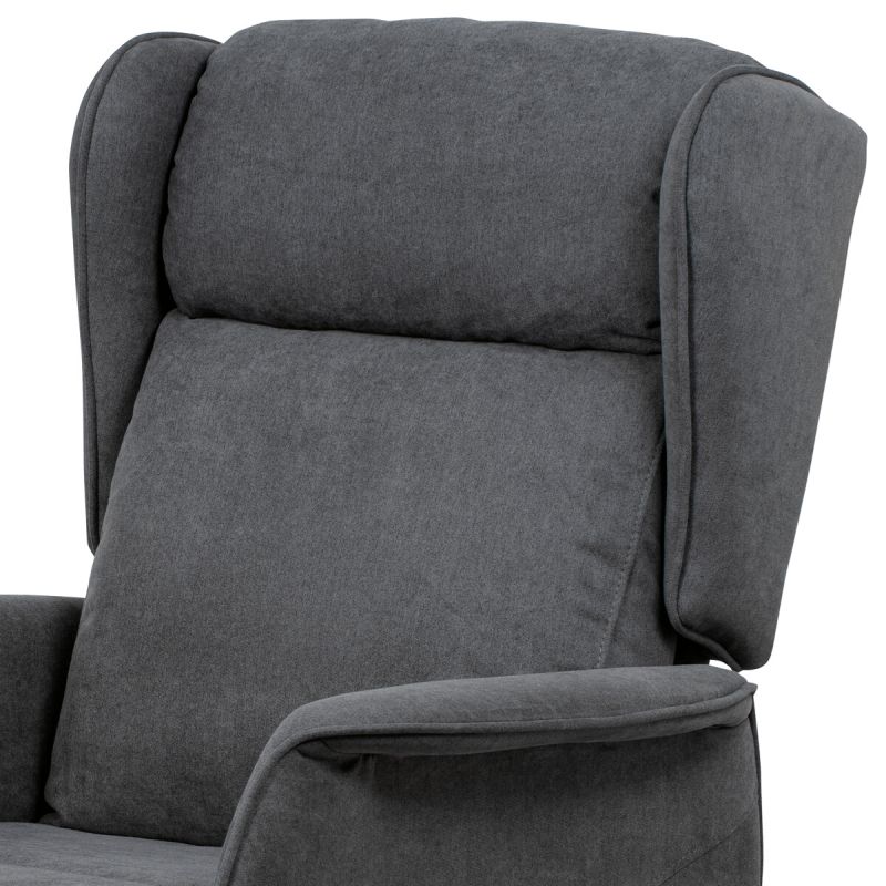 Elektrické polohovacie kreslo sivé, TV-1190 GREY2, relaxačné