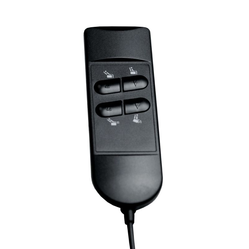 Polohovacie kreslo, elektrické, látka, sivá, 140 kg, TV-1171 GREY2