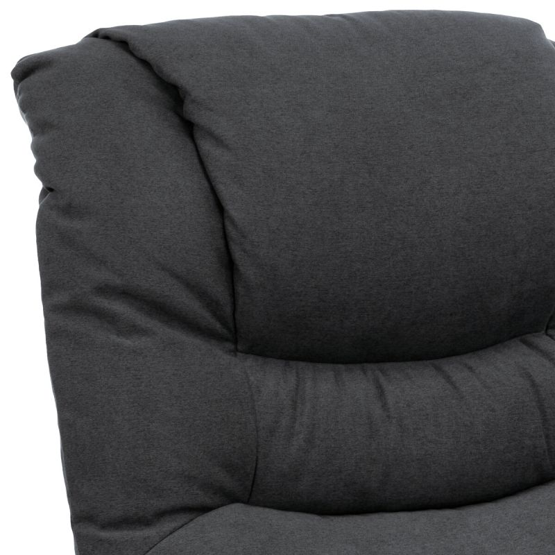 Polohovacie kreslo, elektrické, látka, sivá, 140 kg, TV-1171 GREY2