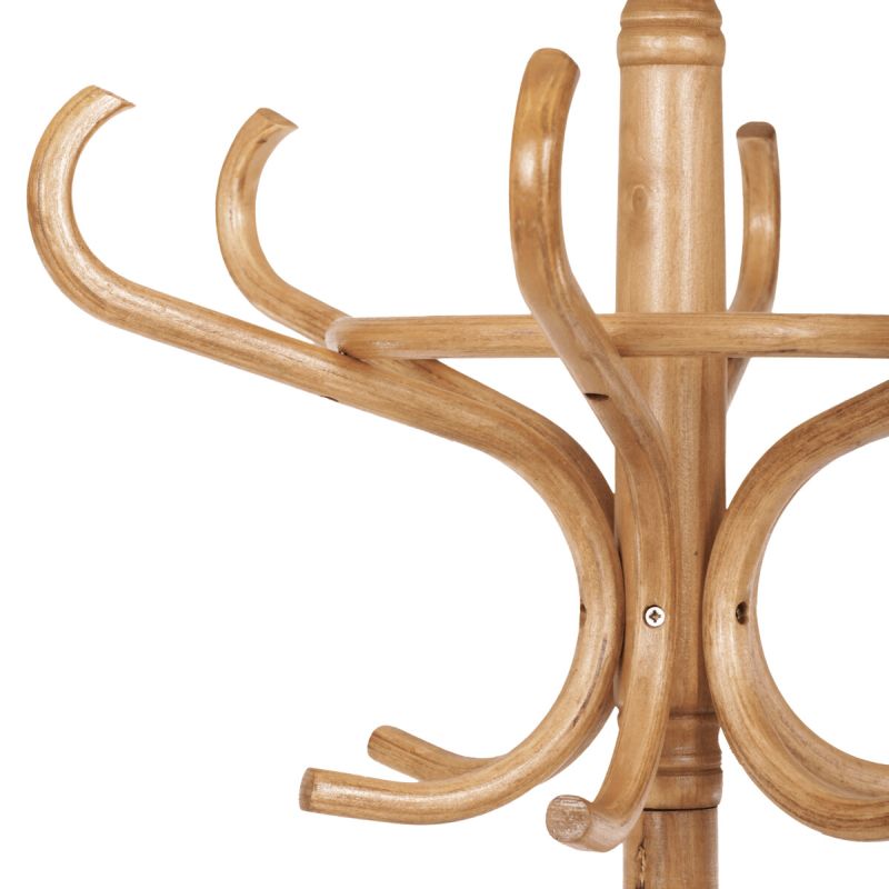Vešiak prírodný, 185cm, masív, medový dub, F-2059 OAK