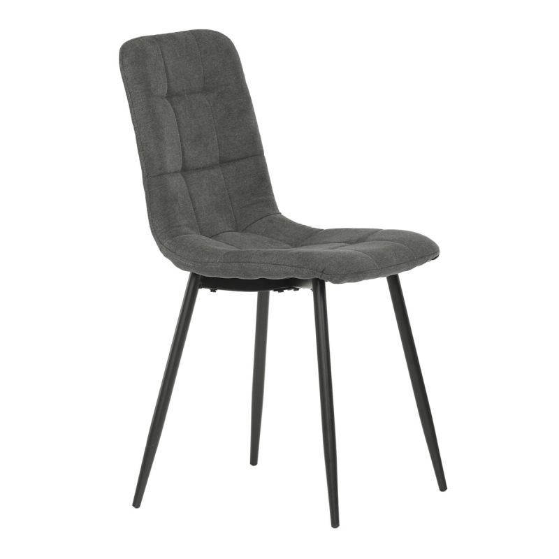 Stolička, sivá, látka, CT-281 GREY2