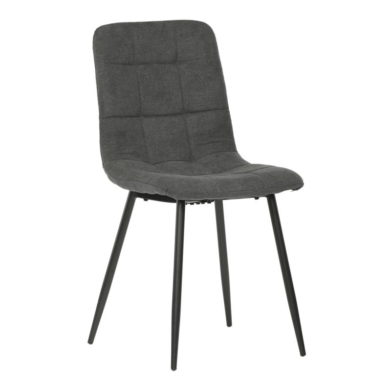 Stolička, sivá, látka, CT-281 GREY2
