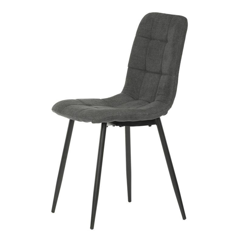 Stolička, sivá, látka, CT-281 GREY2