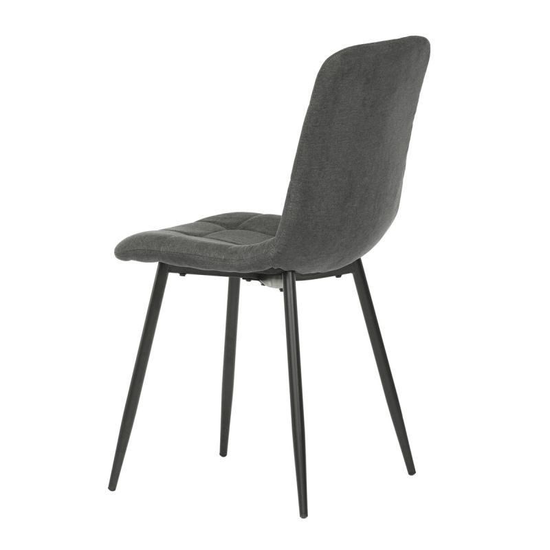 Stolička, sivá, látka, CT-281 GREY2
