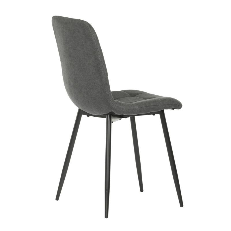 Stolička, sivá, látka, CT-281 GREY2
