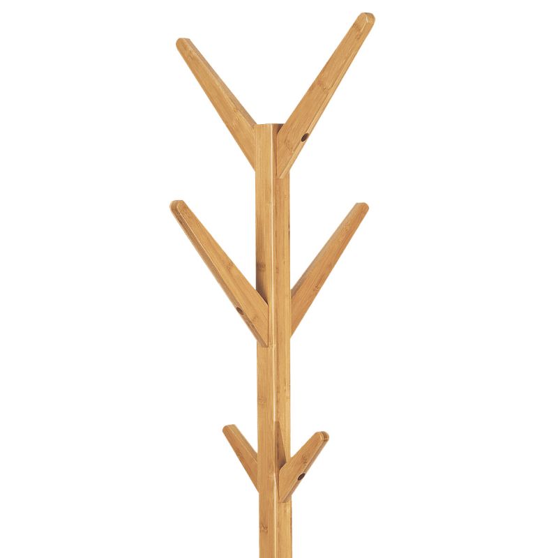 Stojanový vešiak, 176cm, bambus, prírodný, DR-N191 NAT