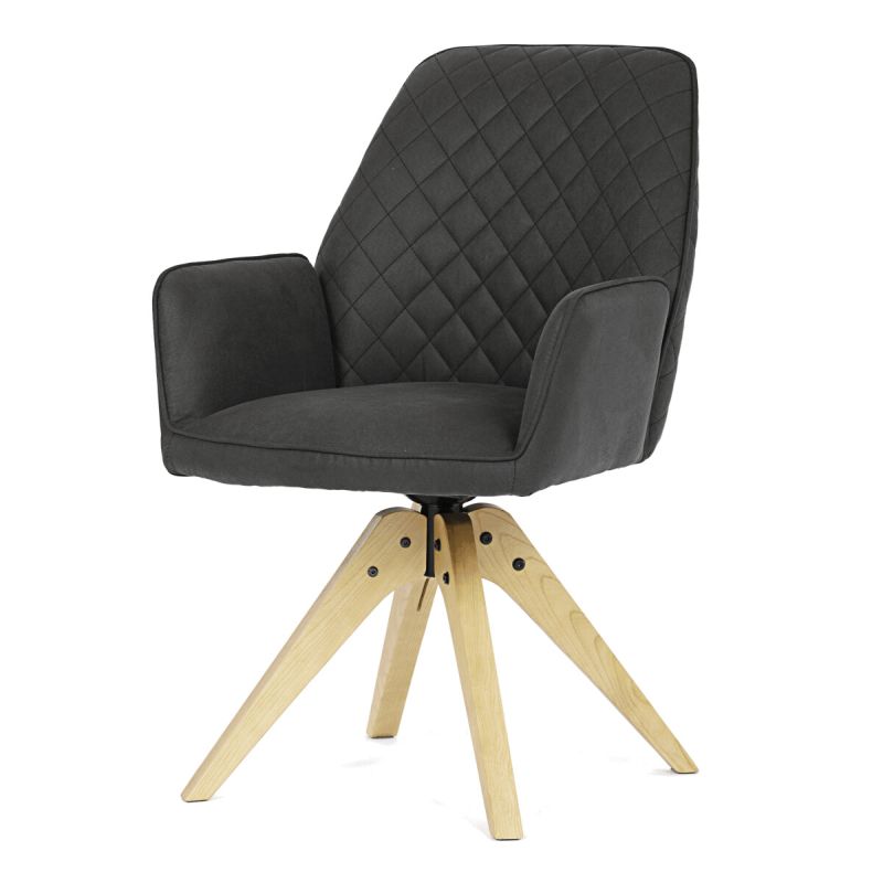 Fotografia produktu: Autronic, Jedálenská stolička, čierna, látka, HC-539 BK3