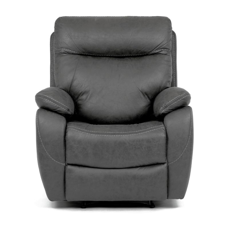 Elektrické relaxačné kreslo sivé, TV-4094 GREY3, polohovateľné