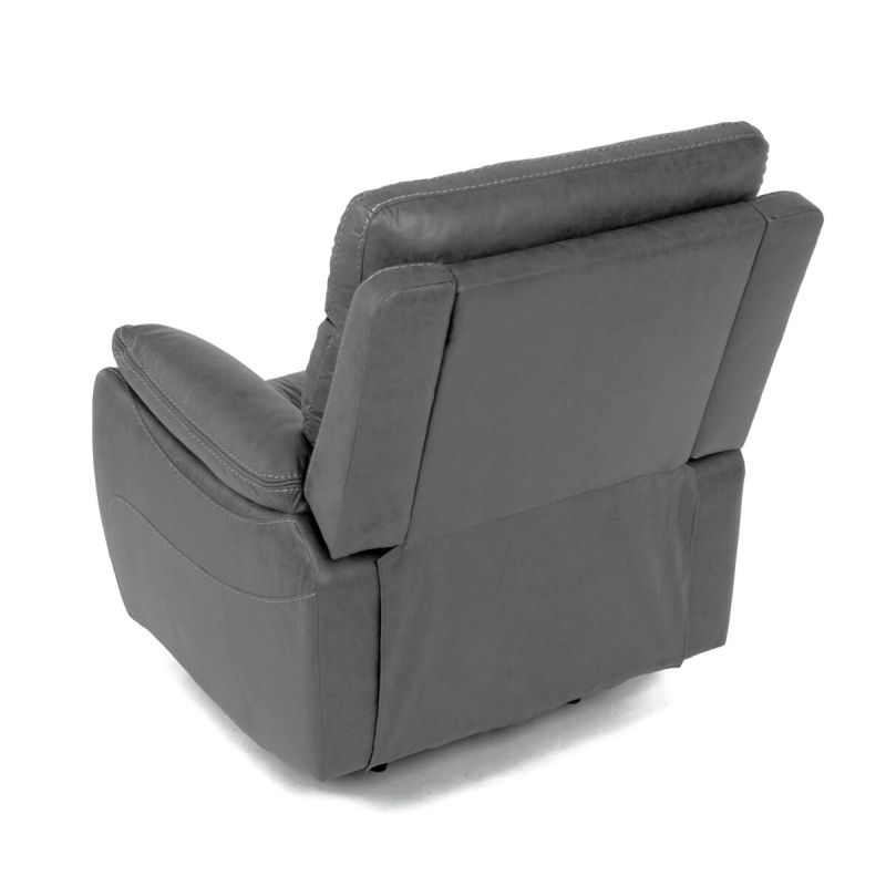 Elektrické relaxačné kreslo sivé, TV-4094 GREY3, polohovateľné