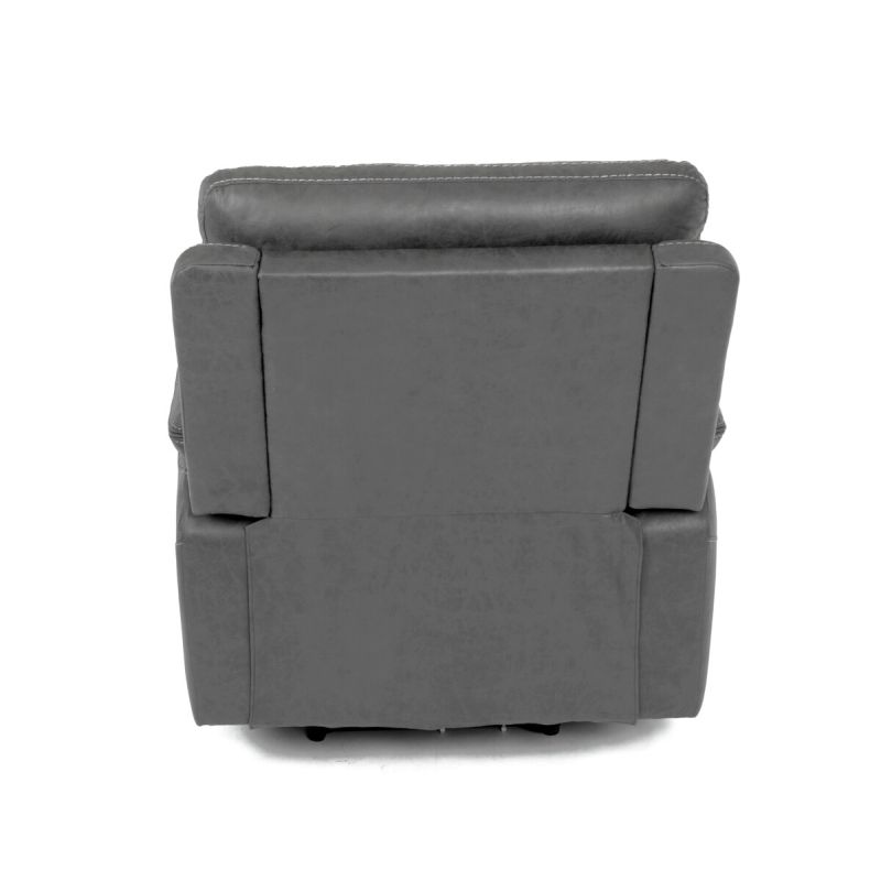 Elektrické relaxačné kreslo sivé, TV-4094 GREY3, polohovateľné