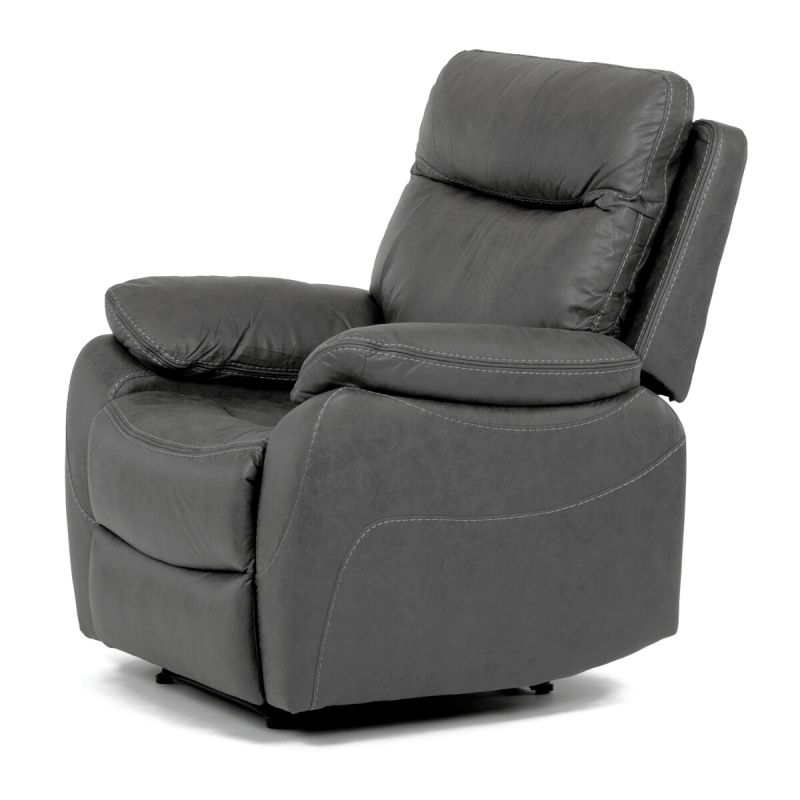 Elektrické relaxačné kreslo sivé, TV-4094 GREY3, polohovateľné
