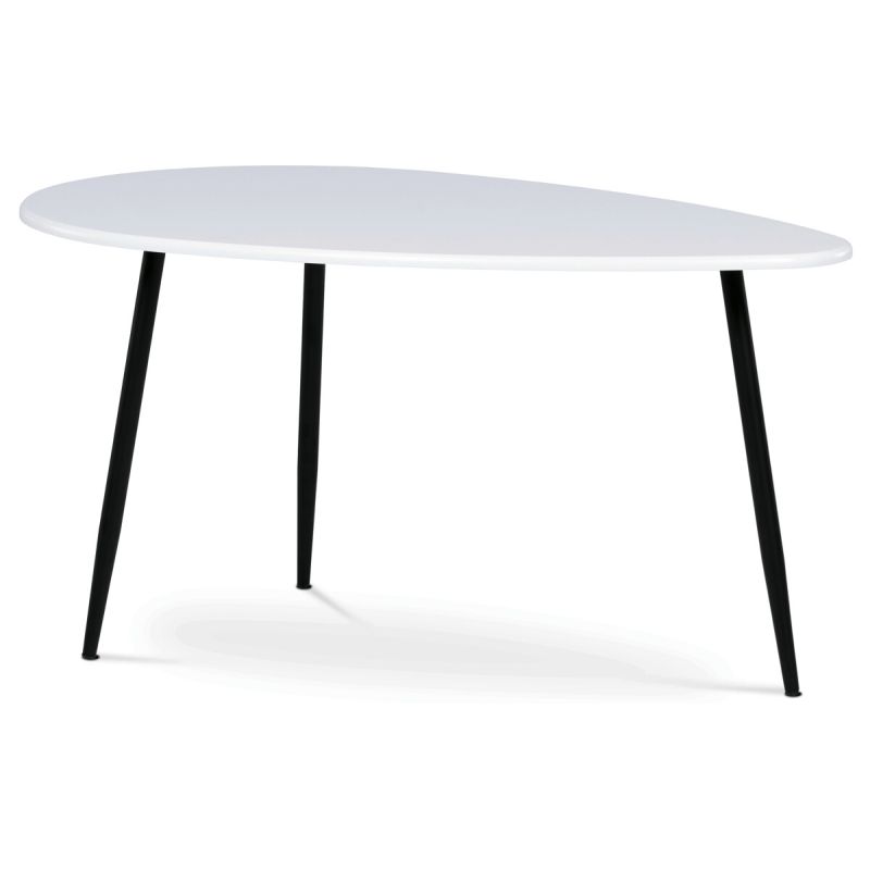 Konferenčný stolík 100x60cm, MDF biela, AF-3012 WT