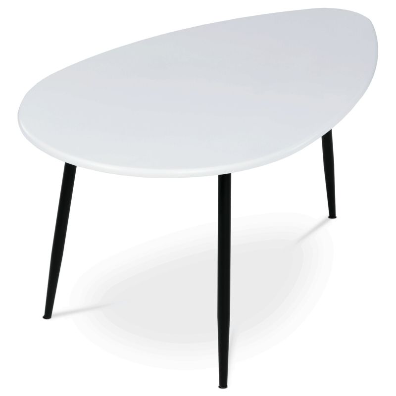 Konferenčný stolík 100x60cm, MDF biela, AF-3012 WT