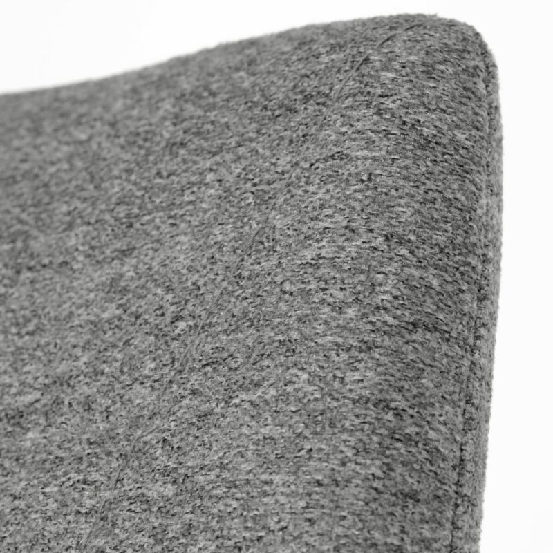 Jedálenská stolička, sivá, látka, DCL-438 GREY2