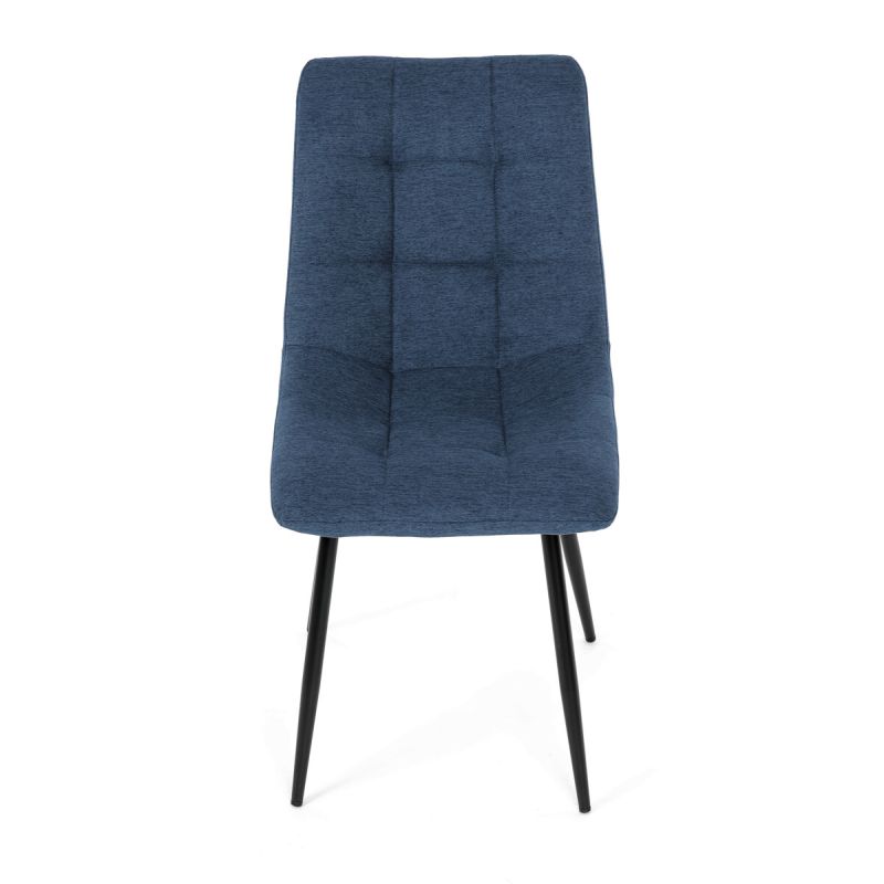 Jedálenská stolička, modrá, látka, DCL-193 BLUE2
