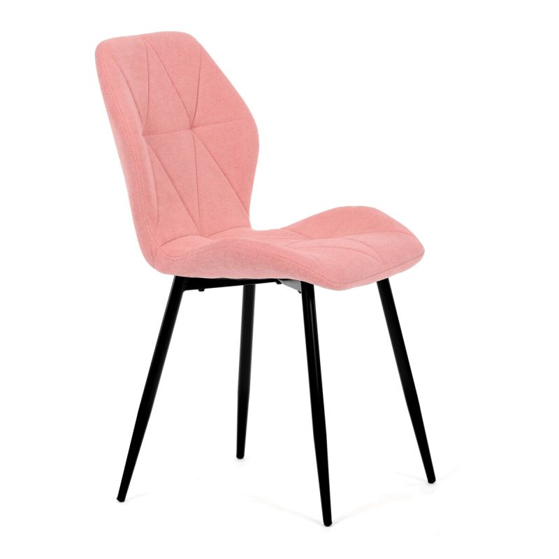 Jedálenská stolička, ružová, látka, CT-285 PINK2