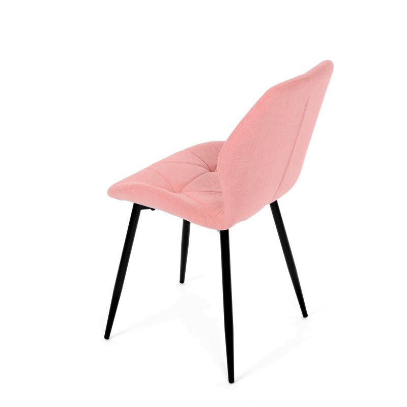 Jedálenská stolička, ružová, látka, CT-285 PINK2