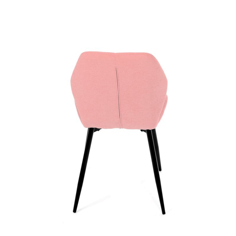 Jedálenská stolička, ružová, látka, CT-285 PINK2
