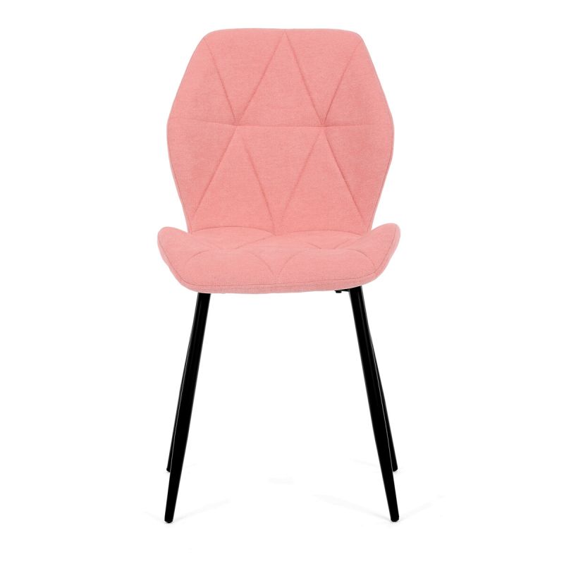 Jedálenská stolička, ružová, látka, CT-285 PINK2