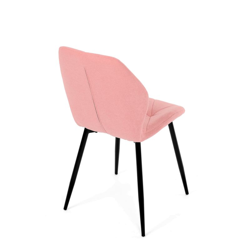 Jedálenská stolička, ružová, látka, CT-285 PINK2