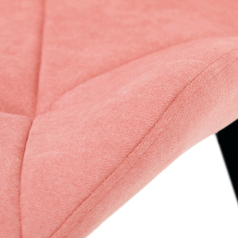 Jedálenská stolička, ružová, látka, CT-285 PINK2