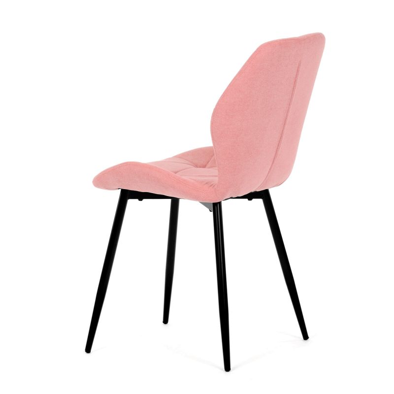 Jedálenská stolička, ružová, látka, CT-285 PINK2