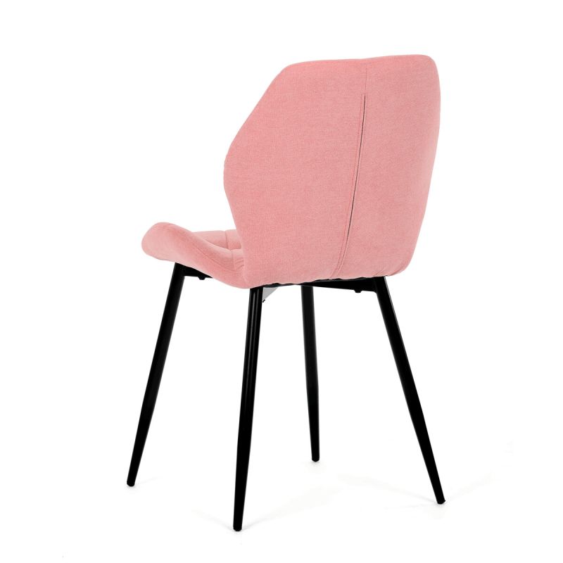 Jedálenská stolička, ružová, látka, CT-285 PINK2