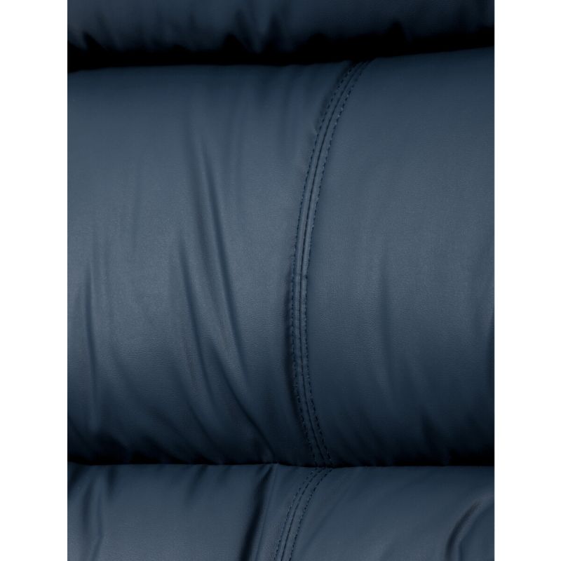 Kancelárske kreslo, modrá, ekokoža, 120 kg, KA-Y346 BLUE