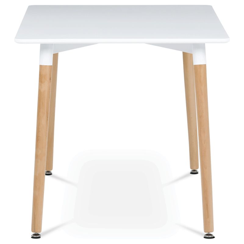 Jedálenský stôl, 120x80cm, MDF, biela, DT-304 WT
