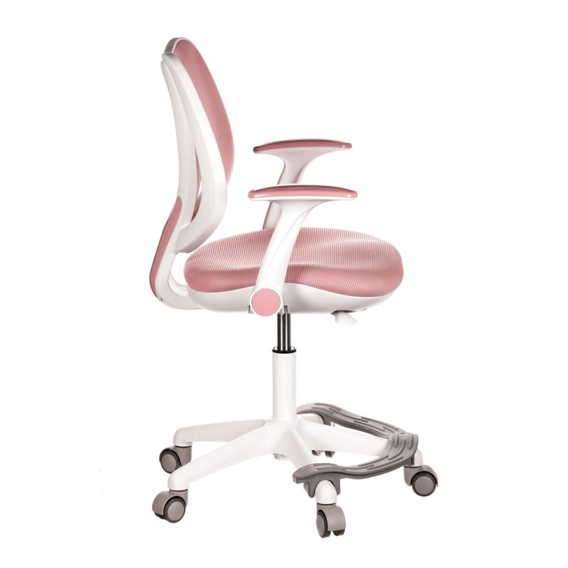 Detská stolička, ružová, sieťovina, 120 kg, KA-C806 PINK