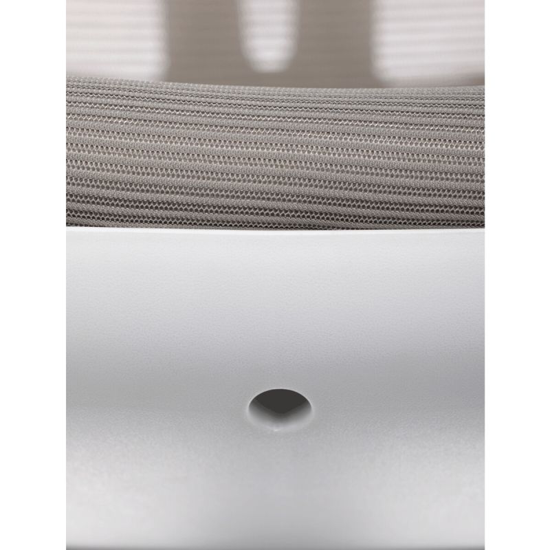 Detská stolička, sivá, sieťovina, 120 kg, KA-C801 GREY