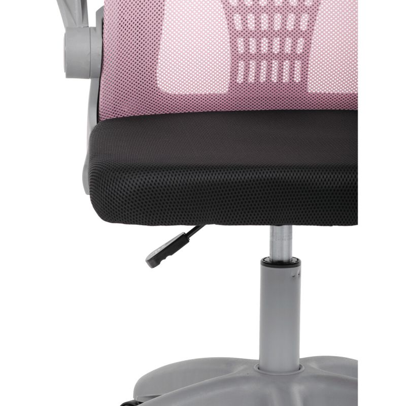 Detská stolička, ružová, sieťovina, 120 kg, KA-K2008 PINK