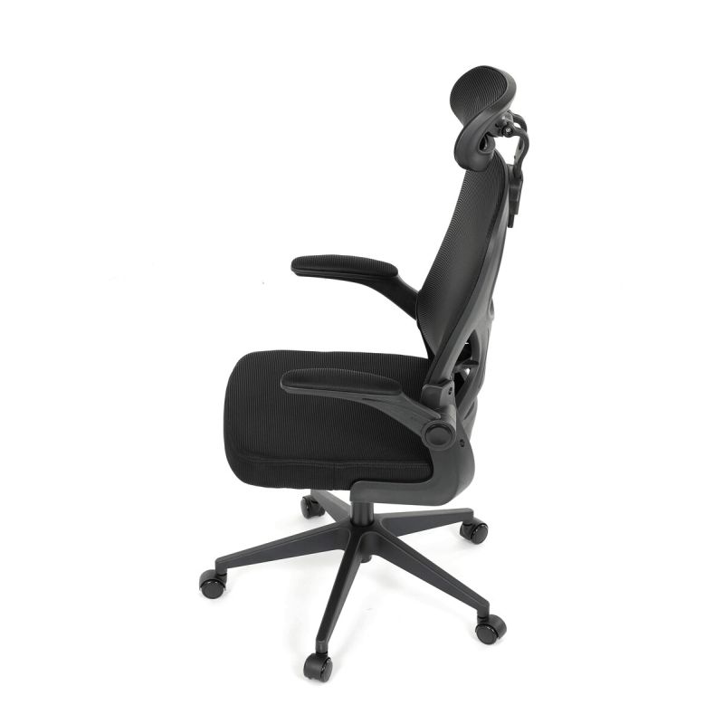 Kancelárska stolička, čierna, sieťovina, 120 kg, KA-K2021 BK