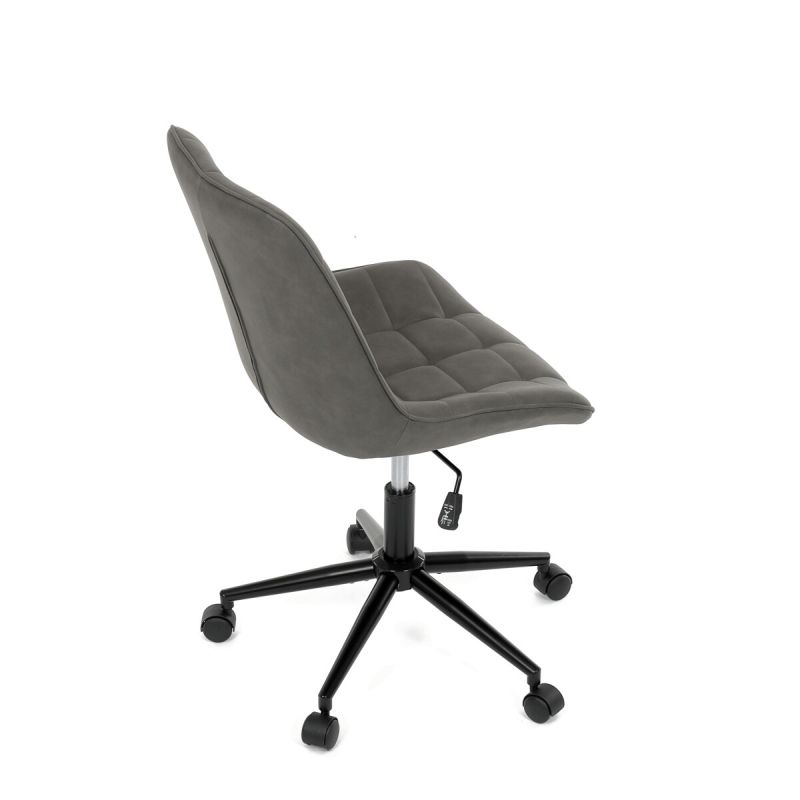 Pracovná stolička, sivá, látka, 120 kg, KA-V3120 GREY3