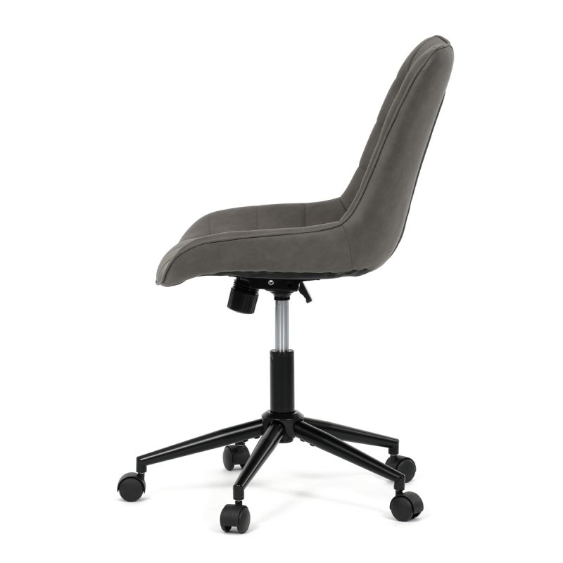 Pracovná stolička, sivá, látka, 120 kg, KA-V3120 GREY3
