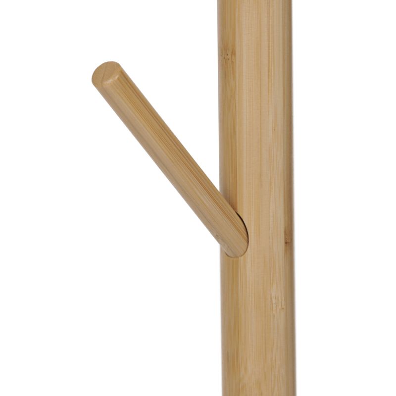 Vešiak stojanový, 174cm, bambus, prírodný, DR-N1004 WT