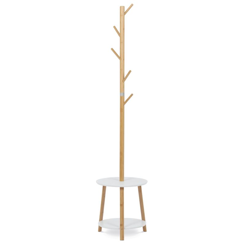 Vešiak stojanový, 174cm, bambus, prírodný, DR-N1004 WT