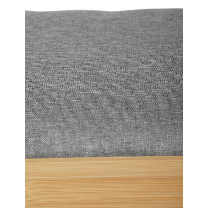 Botník, 60cm, bambus, prírodný, látka, DR-N1010 GREY2
