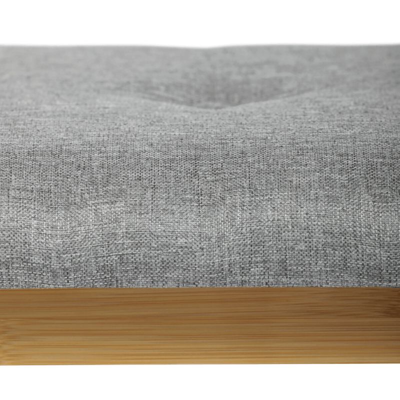 Botník, 90cm, bambus, prírodný, látka, DR-N1012 GREY2