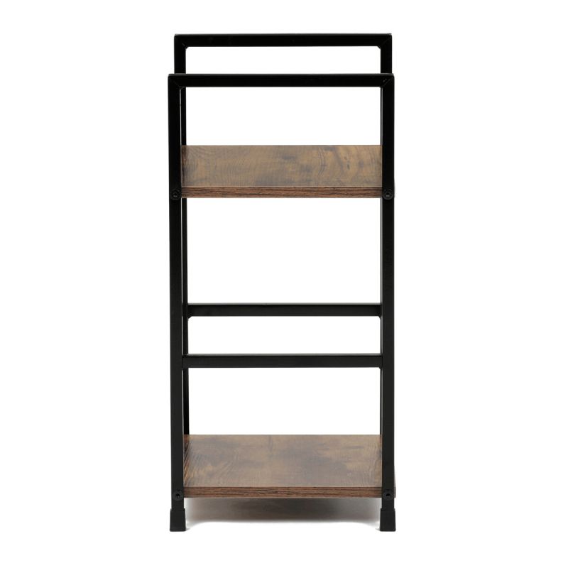Regál, 29cm, kov, MDF, staré drevo, GD-212 OLW