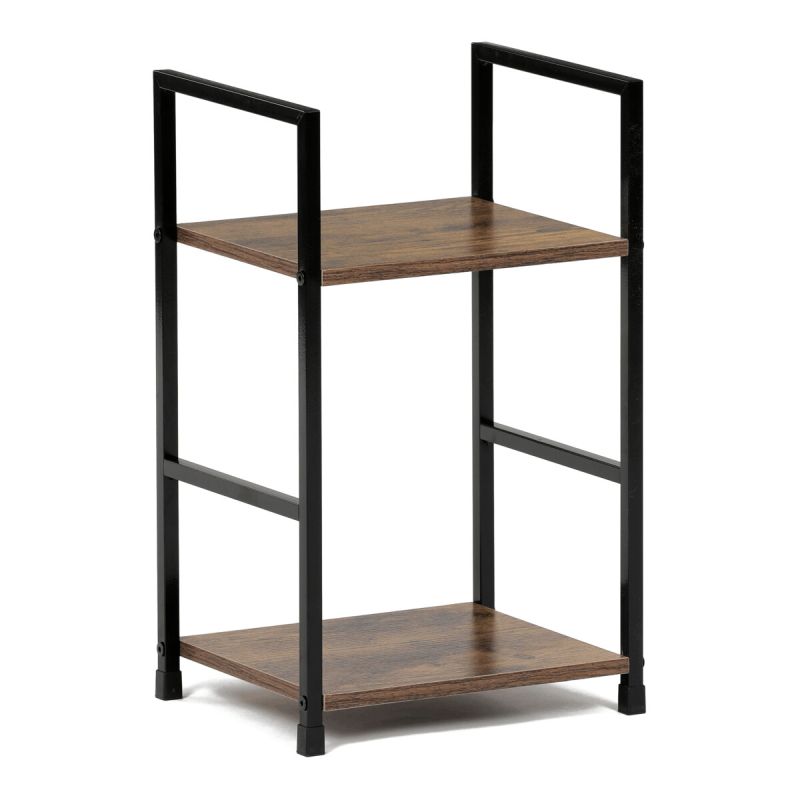Regál, 29cm, kov, MDF, staré drevo, GD-212 OLW
