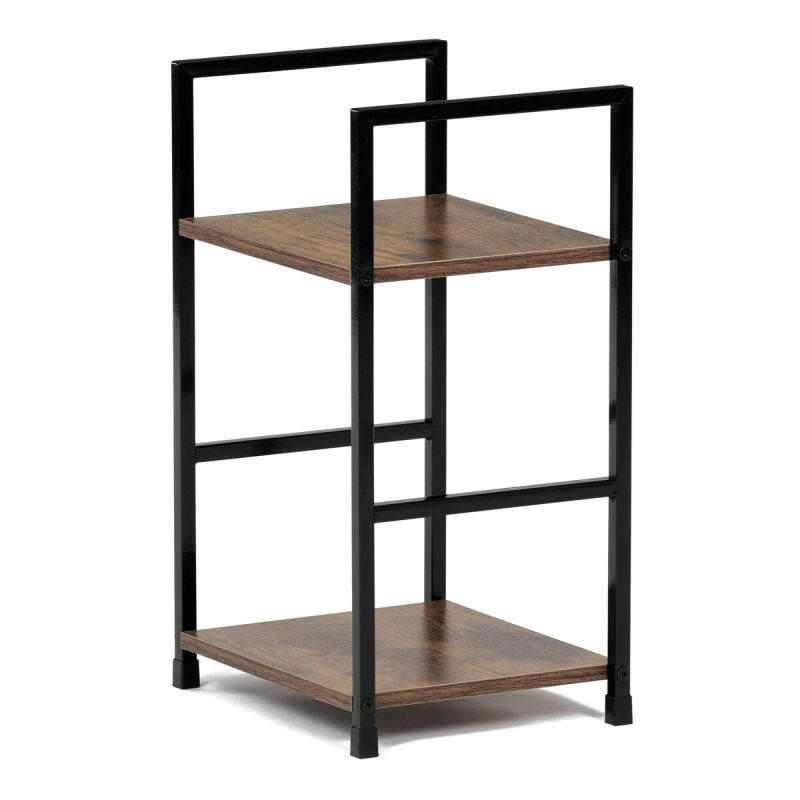Regál, 29cm, kov, MDF, staré drevo, GD-212 OLW