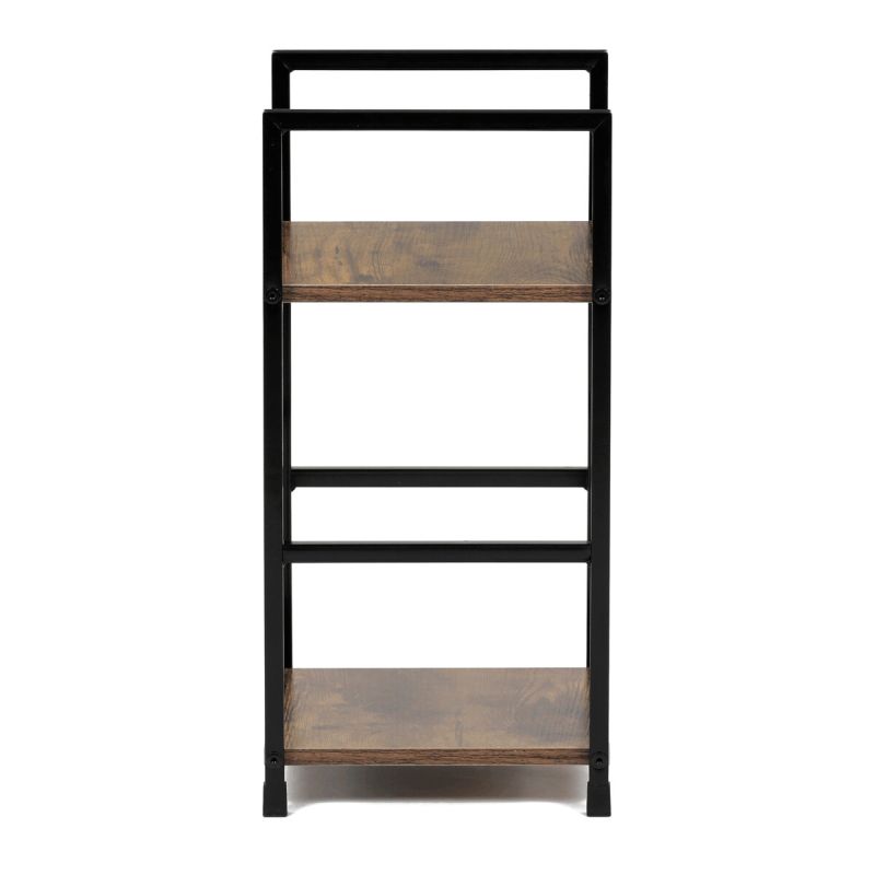 Regál, 29cm, kov, MDF, staré drevo, GD-212 OLW
