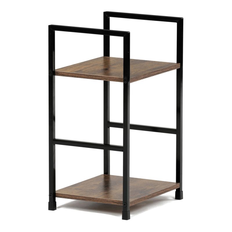 Regál, 29cm, kov, MDF, staré drevo, GD-212 OLW