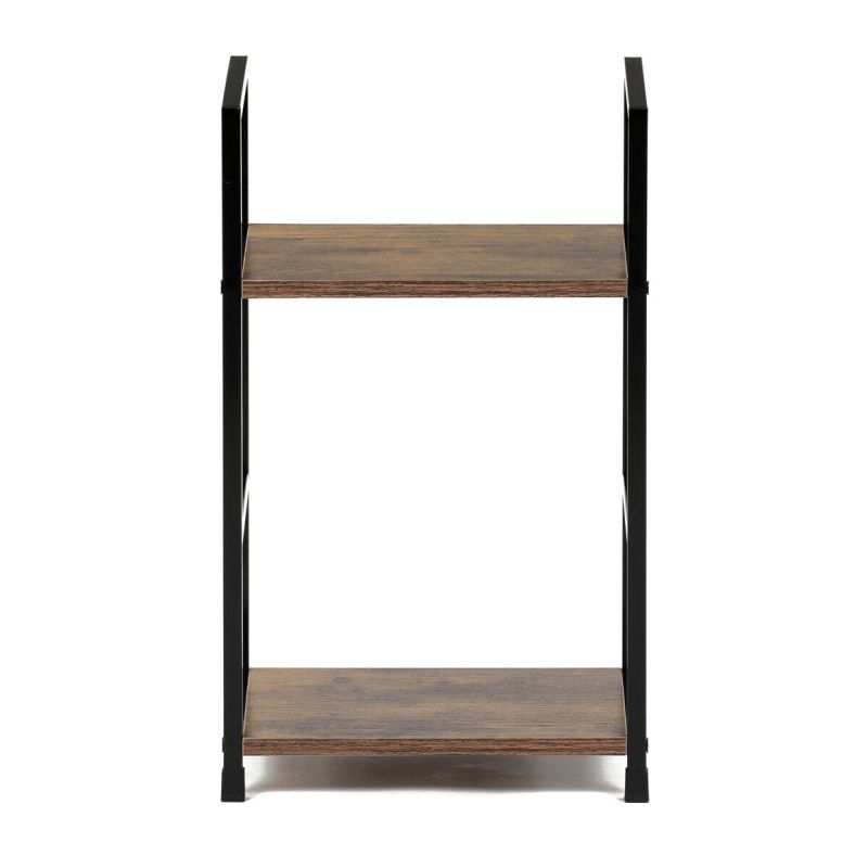 Regál, 29cm, kov, MDF, staré drevo, GD-212 OLW
