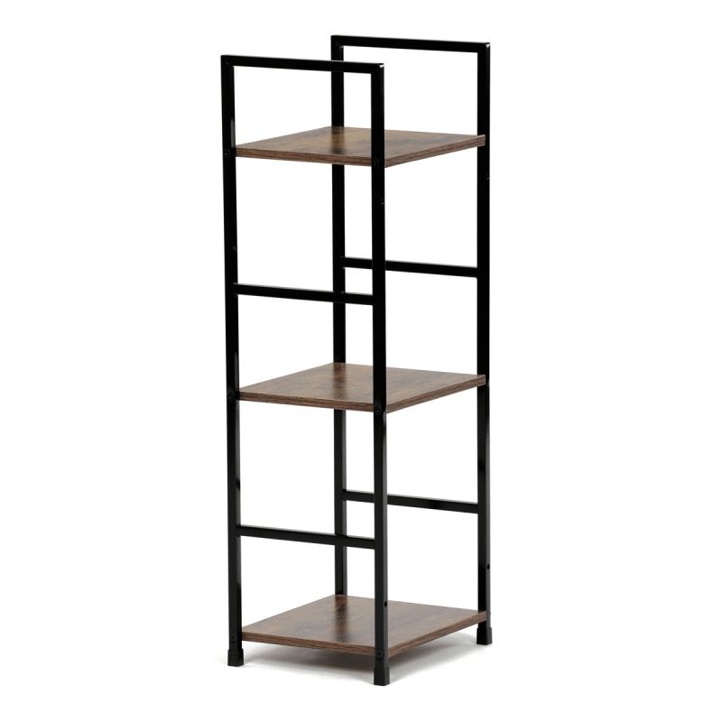 Regál, 29cm, kov, MDF, staré drevo, GD-213 OLW
