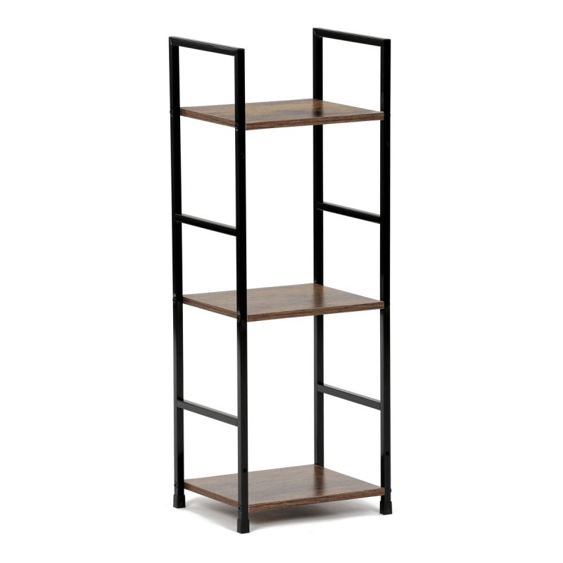 Regál, 29cm, kov, MDF, staré drevo, GD-213 OLW