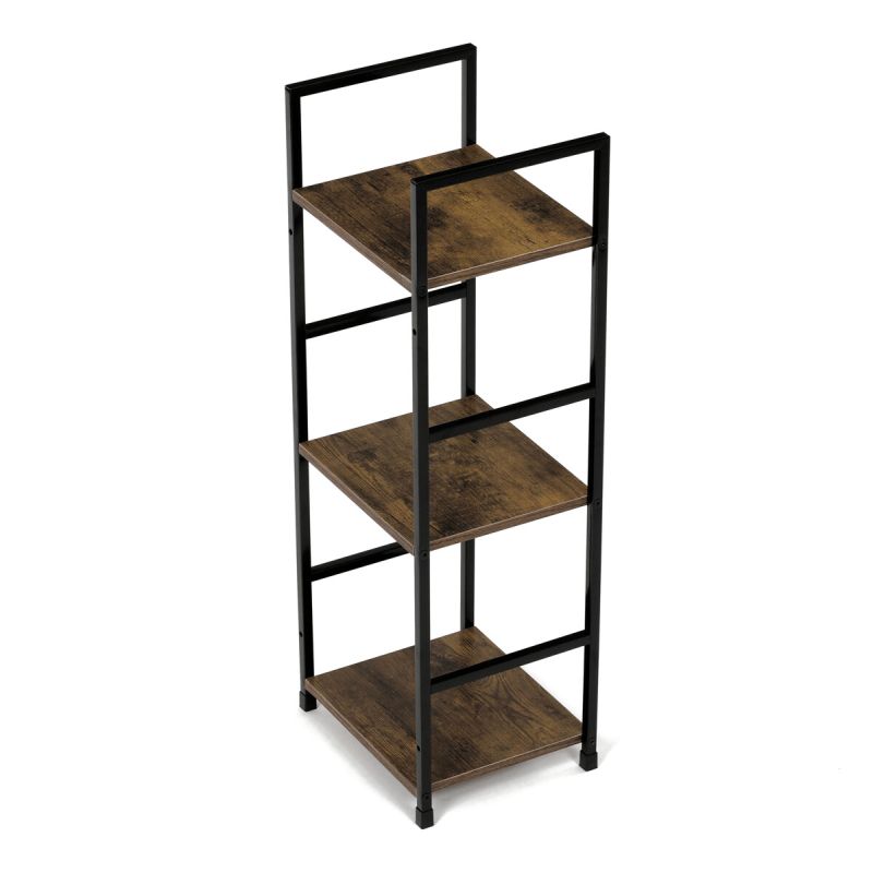 Regál, 29cm, kov, MDF, staré drevo, GD-213 OLW
