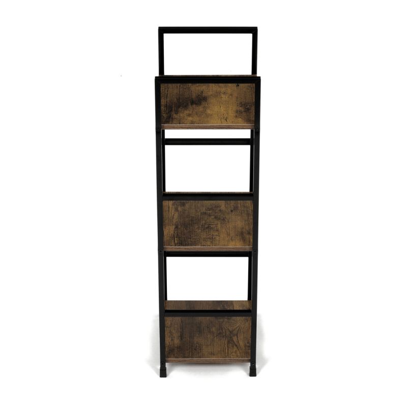 Regál, 29cm, kov, MDF, staré drevo, GD-213 OLW